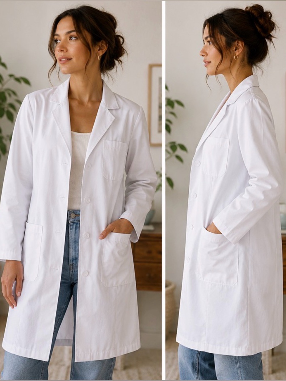Natural Uniforms Lab Coat